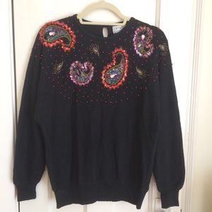 Vintage Sequin Sweater